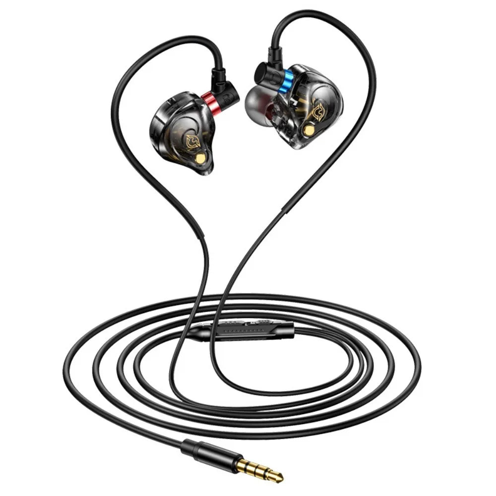 Stereo Wired Earbuds 3.5mm/Type C Wired Earphone in-Ear HD Mic Wired Headset HiFi Stereo Surround Sound Earpiece Headset Sport