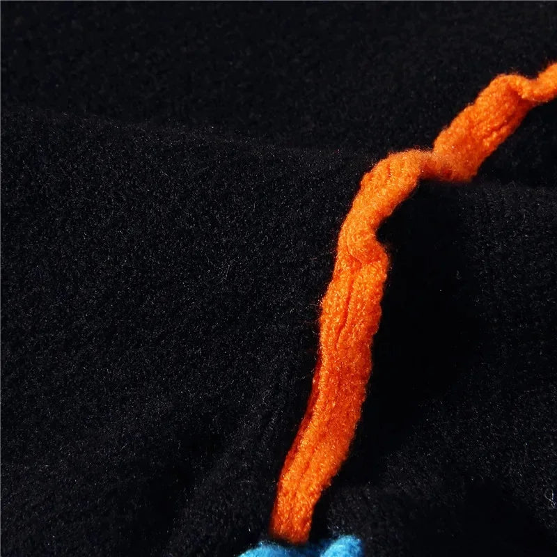 Children Girls Knitted Clothes Knit Skrit Teenagers Autumn Winter Boutique Kids Knitting Clothing Camo Black Skirts