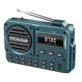 FM Portable Radio with LED Display Digital Radio Recorder BT 5.4 Radio Speaker for Home Travel Gifts for Seniors Elderly