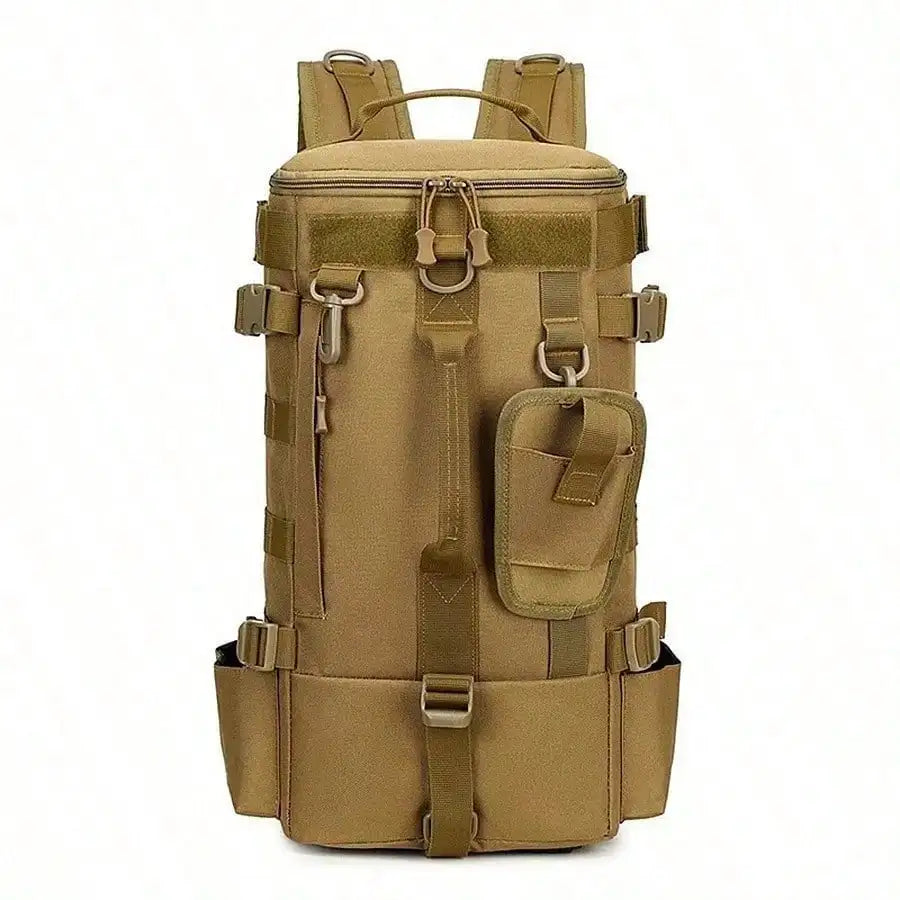 Fishing Tackle Bag with Rod Holders, Large Storage, Tackle Box Backpack for Carrying Fishing Gear and Equipment, Gifts for Men