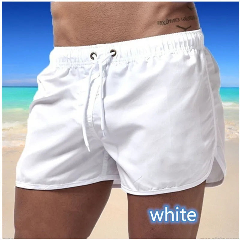 2025 New Man Swimwear Swim Shorts Trunks Beach Board Shorts Swimming Pants Swimsuits Mens Running Sports Surffing Shorts