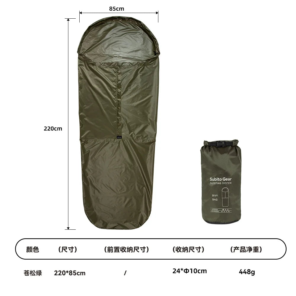 Outdoor Camping Portables Waterproofed Sleeping Bags Hiking Travel Emergencies Windproofed Heat Retention Sleep Bag Cover