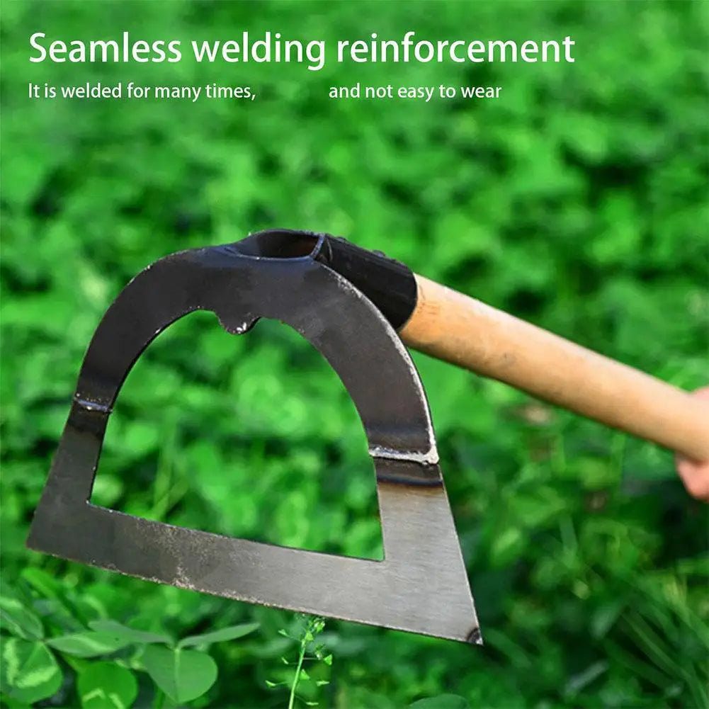Shovel-shaped Hollow Hoe Weeding Rake Labor-saving Steel Weeding Hoe For Farm Gardening Soil Loosening Tools