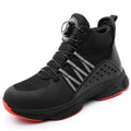 Men's Safety Boots Anti-smash Shoes Mens Hiking Boots Indestructible Casual Walking Shoes Slip Resistant Breathable Sneakers