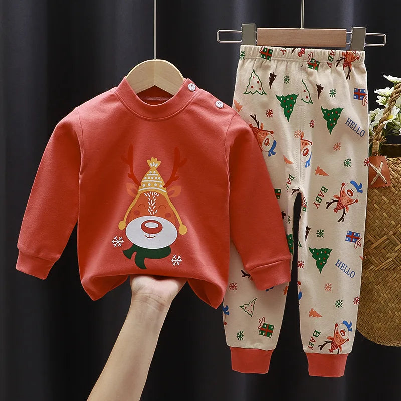 Kids Clothes Children Sets Children's Clothing Boys Girls Cotton Autumn Winter Clothing Pants Sleepwear Underwear