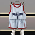 Kids Clothes Boys Girls Vest Suit Summer  Children's Clothing Baby T-shirts Shorts Tan Top Sleeveless Children Sets