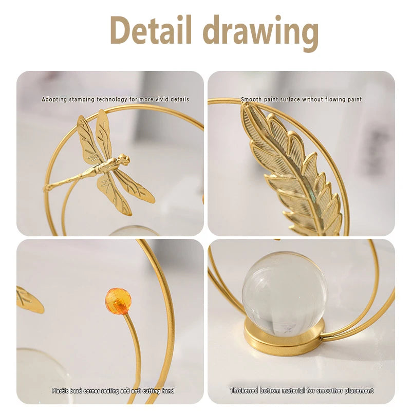 European Style Decorative Glass Crystal Figurines