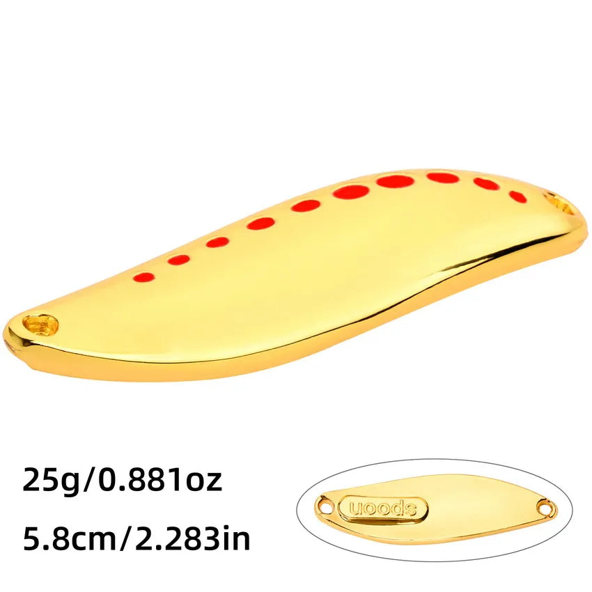 Metal Vib Leech Spinners Spoon Lures 2.5g 5g 7.5g 10g 15g 20g 25g 30g Artificial Bait Lure Fishing Tackle for Bass Pike Perch
