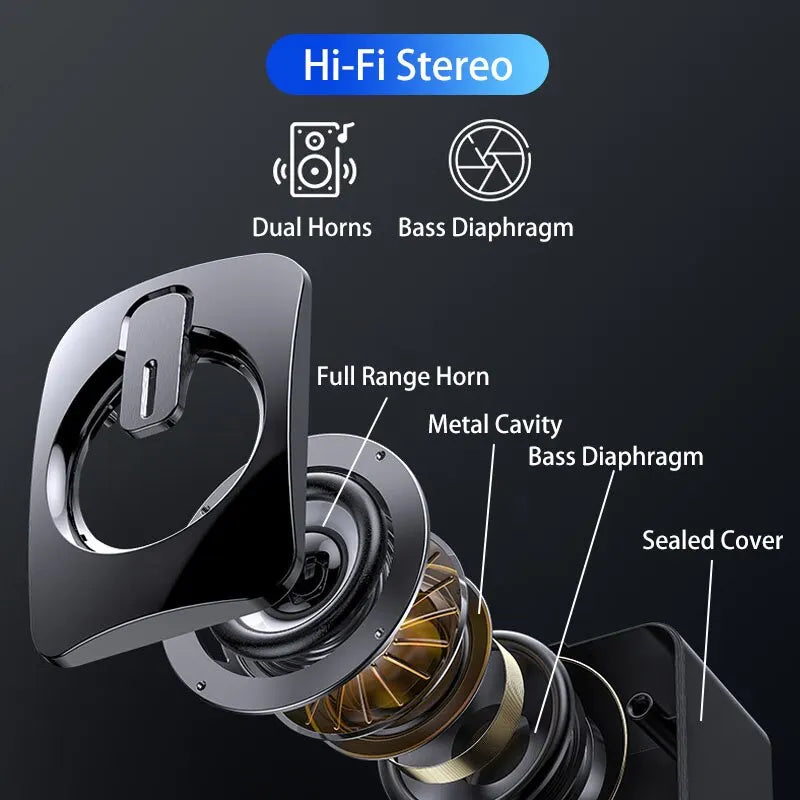 High Fidelity Computer Speakers Volume Control 3D Stereo Sound RGB Subwoofer Sound Box Gaming For Desktop Computer Loudspeaker