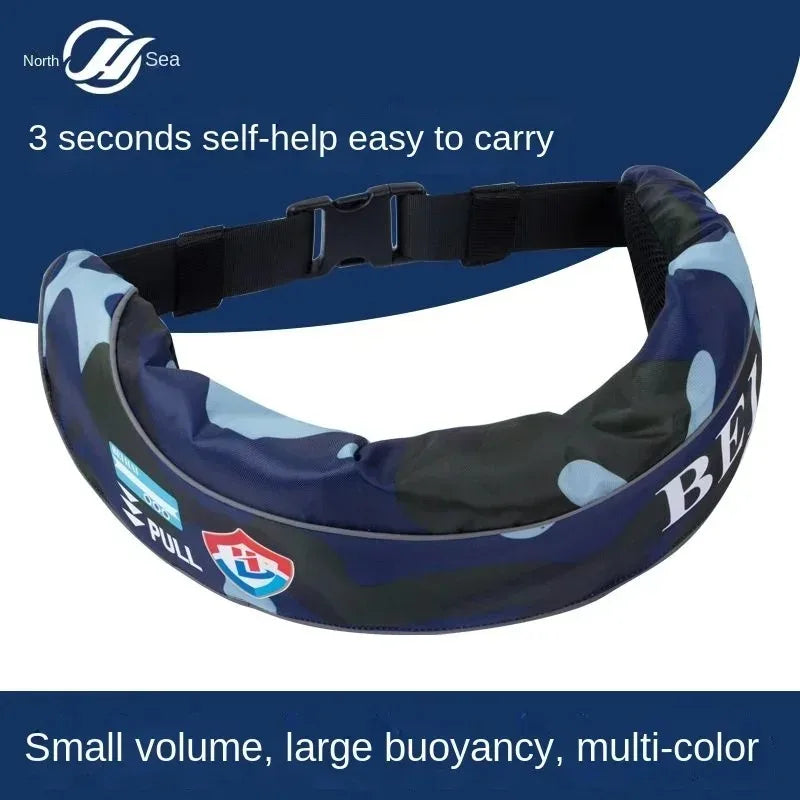 Fishing Lifesaving Belt Safety Life Jacket Professional Automatic Inflatable Lifebuoy Portable Swimming Buoyancy Vest Adult