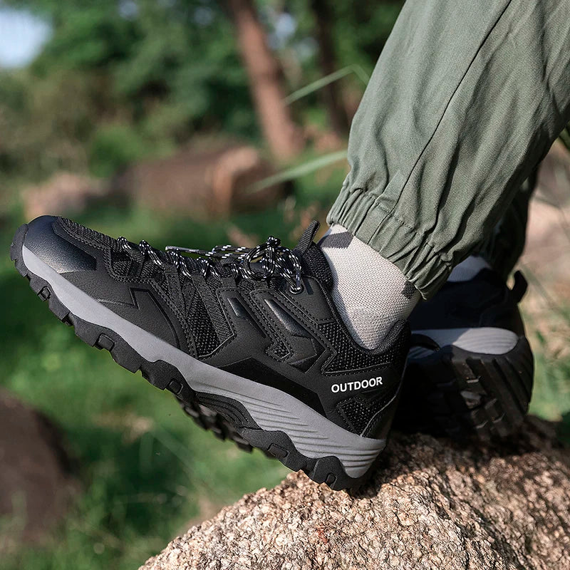 New Arrival Women Mens Hiking Shoes Breathable Lace Up Trekking Boots Male Cushioning Ourdoor Climbing Tourism Sneakers for Men