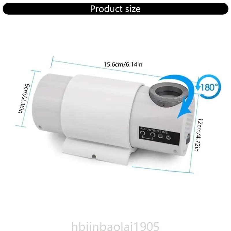 Modern Styles LED Projection Clock with Remote Control Set Projects Time On Wall or Ceilings for Bedrooms and Offices