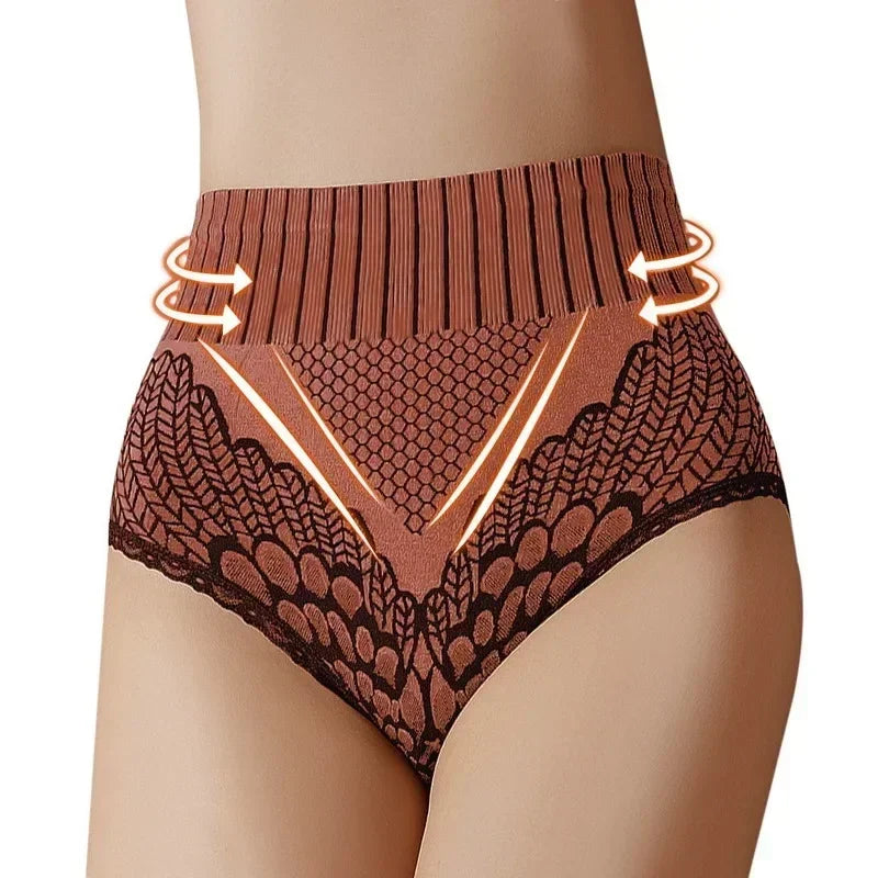 Women Seamless Panties Underwear Female High Waist Brief Hip Lift Underpanties Breathable Underpant Sexy Lingerie Body Shaper