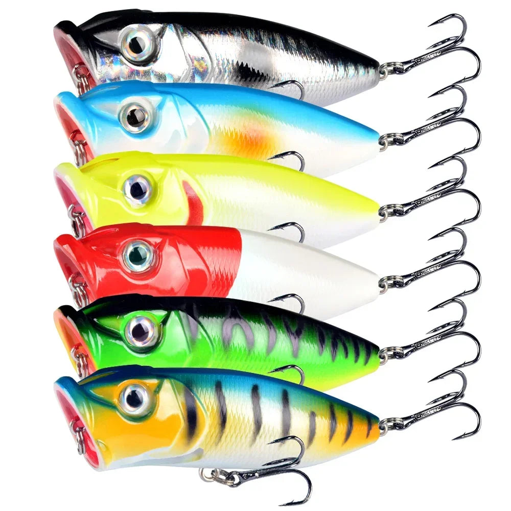 6.5cm 10g Lure Bait Floating Water Bead Wave Climbing Bionic Vibrating Swing Temptation Top Water Temptation Bass Predatory Bait