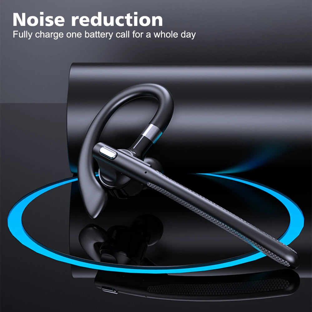 Wireless Headphones Bluetooth Headset With Microphone Earphones Handsfree Noise Canceling Audifonos Talking Business Driving ﻿