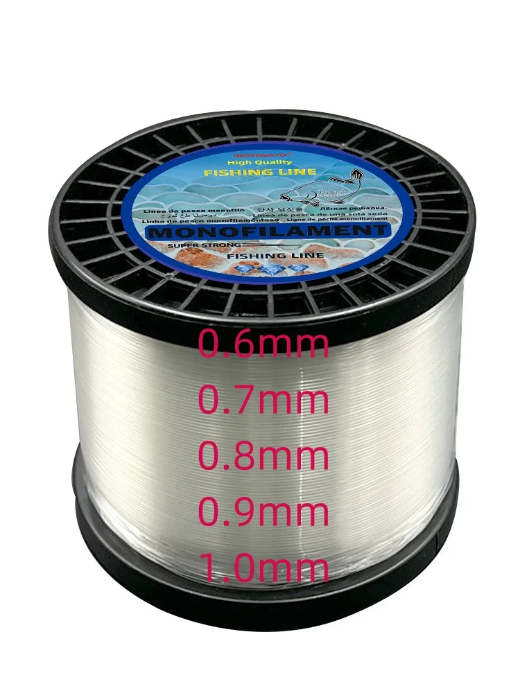 Fishing Line 500m Monofilament Nylon Sea Fishing Boat Fishing Big Fish Shark Line Freshwater Saltwater Fishing Supplies