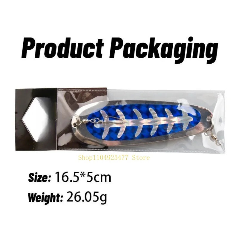 Trolling Fishing 4.5in112mm20g Diving Board Salmon Fishing Tackle Flasher Bait Lure Flasher Swim Bait Wobble Rotating Metal Tool