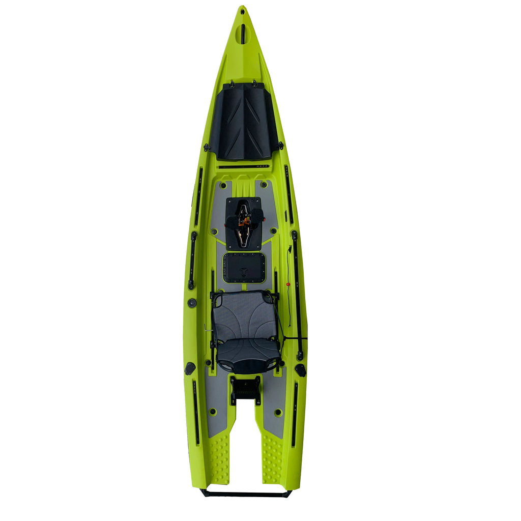 Itoo 2026 13.14ft Solo Skiff Boat 100CM Width 250kg Loading Capacity Pedal Fishing Kayak for Sea Lake Outdoor  Water Sports