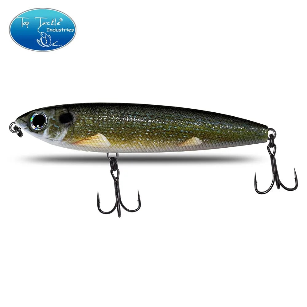 TOP TACKLE INDUSTRIES Topwater Surface Pencil Fishing Lures 125mm 30g Swimbaits Floating Artificial Hard Baits Fishing Lure