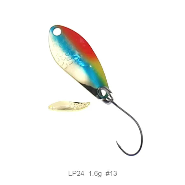 Fishing  Spoon Trout Lures1.5g 25mm UV Colors Ultralight Fishing Tackle Freshwater Artificial Bait