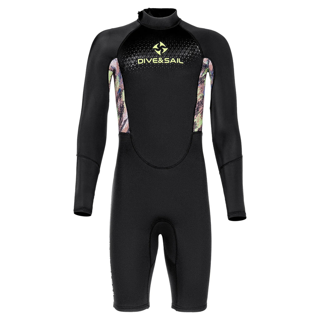 Mens 2mm Wetsuit Jumpsuit Swimwear Sleeveless Front Zipper Solid Color Bodysuit One-Piece Swimsuit for Snorkeling Surfing Diving