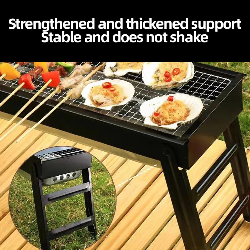 BEIYUE  Grill Outdoor Portable Bbq Grill Charcoal Grill For Home Use Pull-Out Folding Charcoal Grill Charcoal St