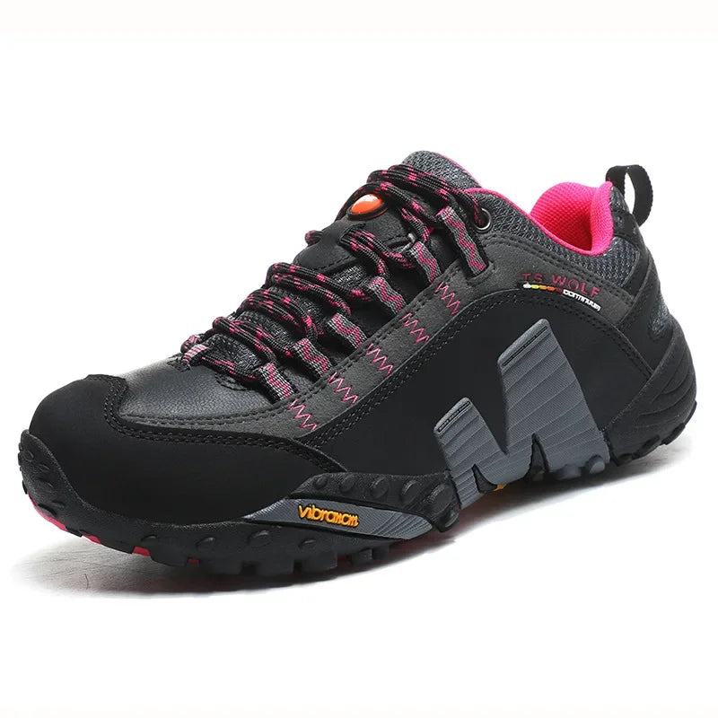 Outdoor Couple Trekking Shoes High Quality Waterproof Men Hiking Shoes Mountain Boots Woodland Hunting Tactical Women Sneakers