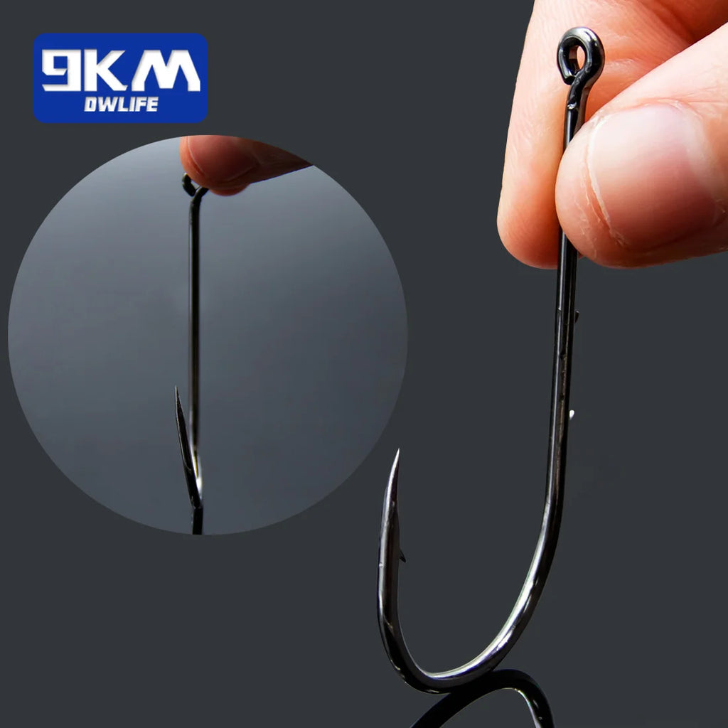 9KM 25Pcs Baitholder Fishing Hooks Sea Fishing Shank Beak Live Bait Holder Fishing Worm Hooks Accessories Tackle