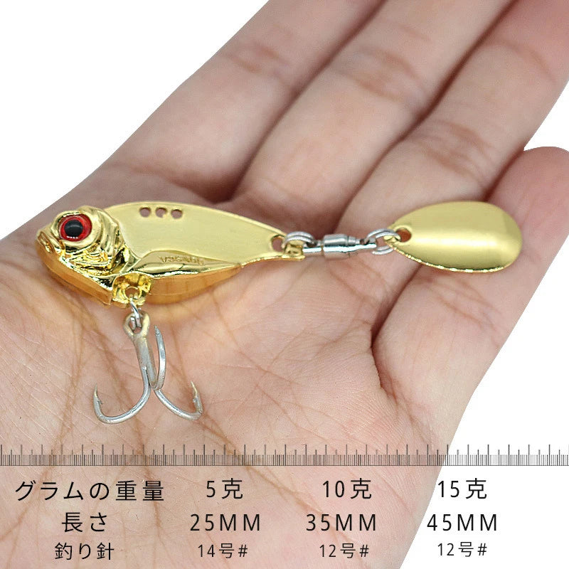 Spinner Fishing Lures Wobblers Sequin Spoon Crankbaits Artifical Easy Shiner VIB Baits for Fly Fishing Trout Pesca