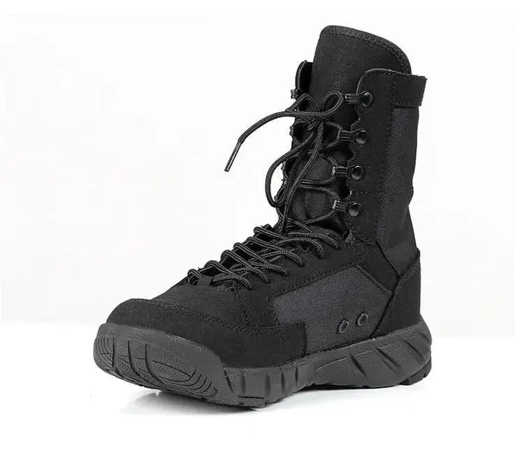 Men Tactical Boots Breathable Mesh Hiking Desert Boot Climbing Hiking Shoes Ankle Hunting Boots for Men