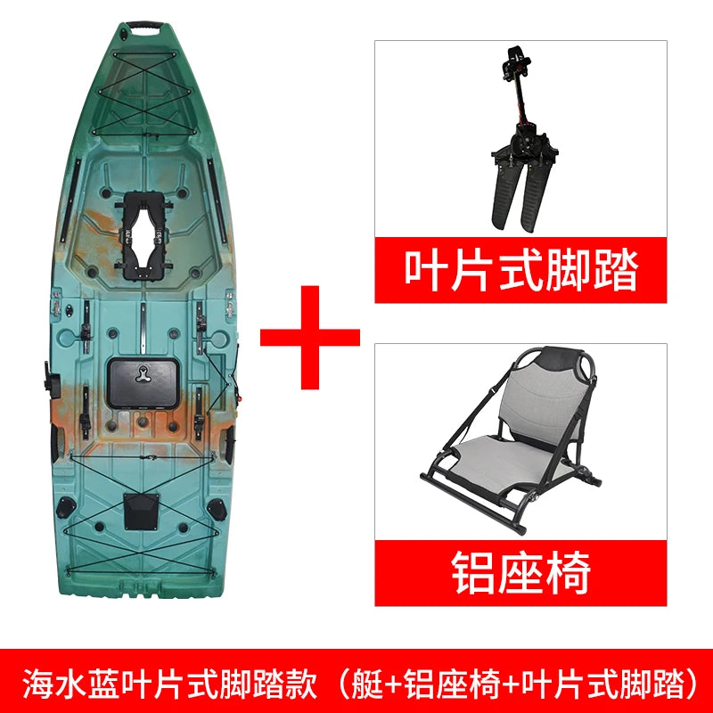 kayak pedal canoe single double boat fishing boat assault boat