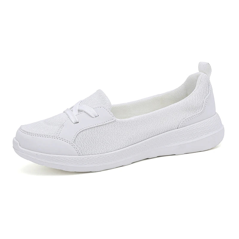 Women's shoes summer new casual shoes soft sole breathable fashion sports shoes flat vulcanized women's  large size