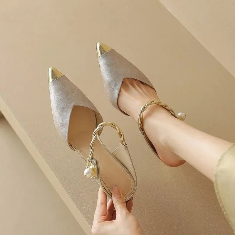 Shoes for Women Mules Sandals Fashion Woman Slippers Cheap Liquidation Easy Wears Slides Original New Collection Style Unique 39