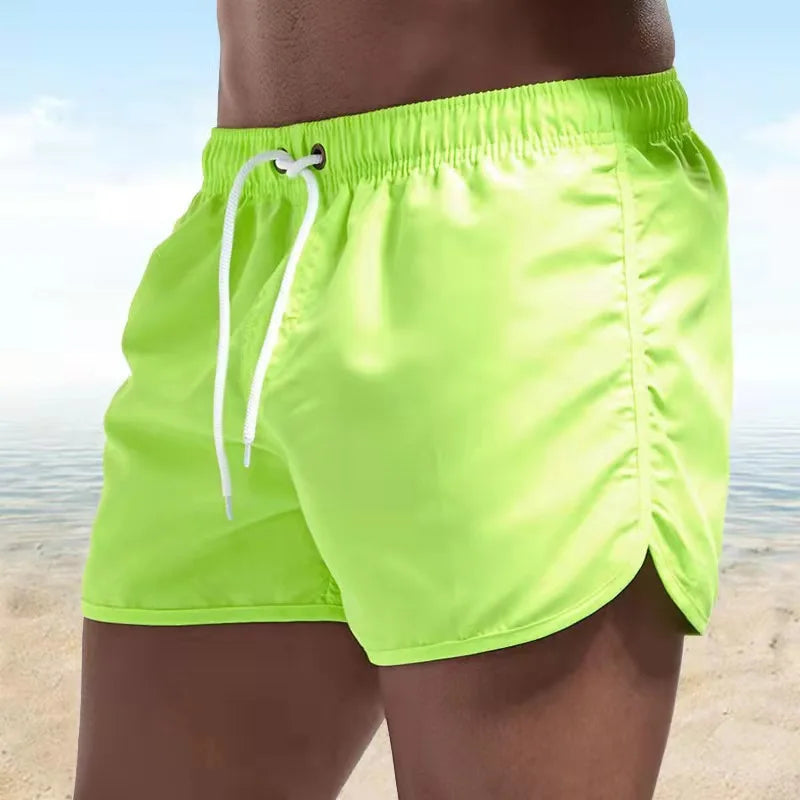2025 New Man Swimwear Swim Shorts Trunks Beach Board Shorts Swimming Pants Swimsuits Mens Running Sports Surffing Shorts