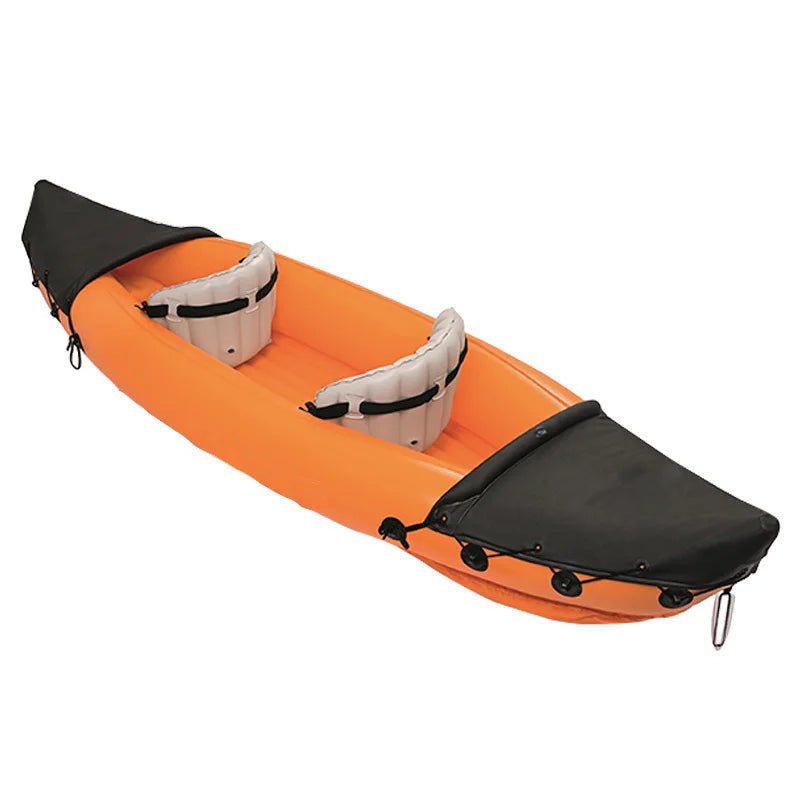 Inflatable Kayak 2 Person Boat With Paddles And Pump