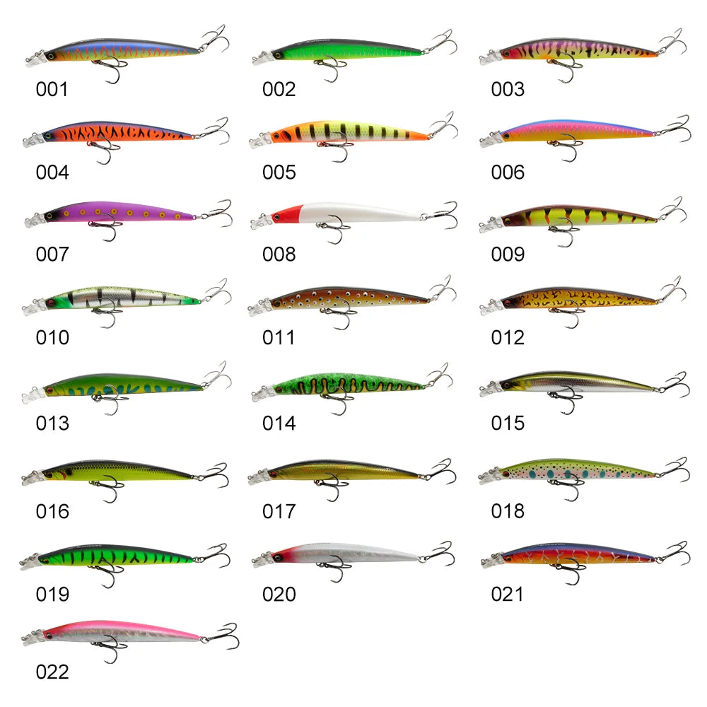 ESFISHING Fishing Lures Floating Minnow Sharp Shovel 120mm10g Dive 0.2-07m Leurre Soupl Baits Two Depth for Choosing Top Water
