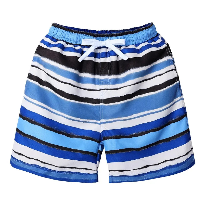 Hawaii Kids Swim Shorts Cute Swimsuit Swimming Trunks Quick Dry Summer Swimwear Boys Beach Shorts Surf Board Male Clothing Pant