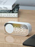 Digital Alarm Clock Wireless Bluetooth Speaker Multi-functional Subwoofer Clock Mini AI Smart Alarm Clock Speaker Music Player