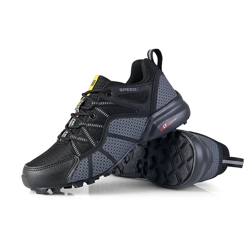 New Men Shoes Waterproof Hiking Sports Shoes Outdoor Hiking Training Shoes Men Lightweight Non-Slip Woodland Hunting Work Shoes