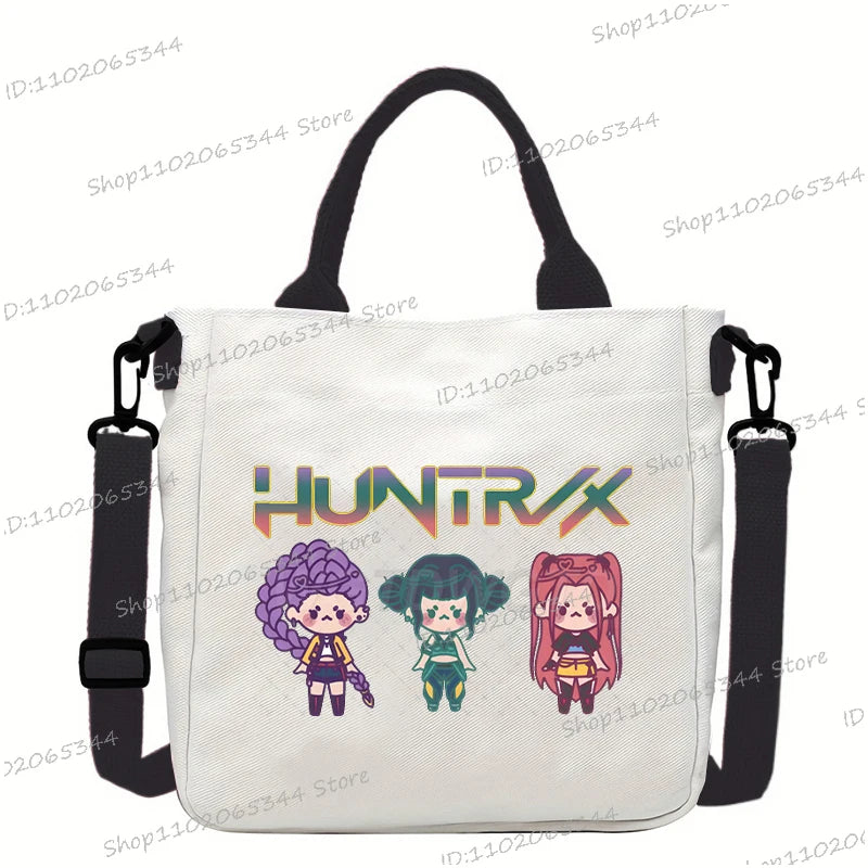Fashion Woman Men Anime Cartoon Small Shoulder Bags Rumi Tiger Print Handbags Korean Ulzzang Student Crossbody Bag Gifts