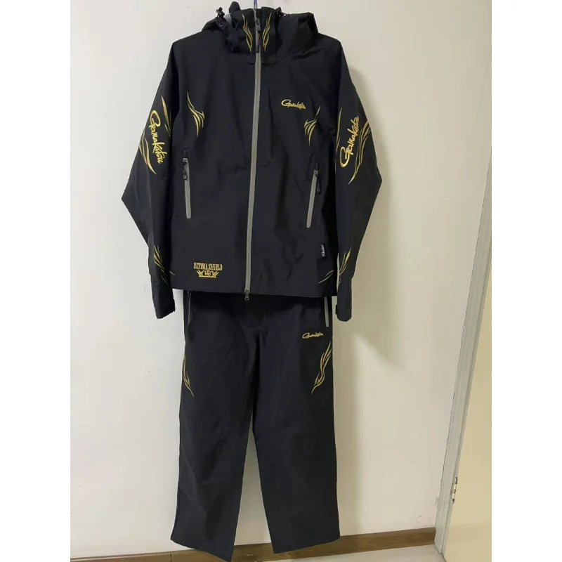 4 Seasons Wear Fishing Clothes for Men Waterproof Fishing Suit Breathable  Rock Fishing Jacket and Pants 2 Pcs Set