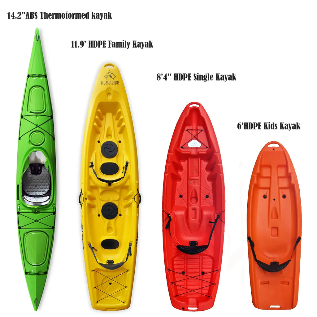 Canoe Kayak, Durable, Hull Kayak, Sitting on Top, Travel Kayak,HDPE Blow Molded Kayak， Fishing Kayak, Easy To Move, Leisure