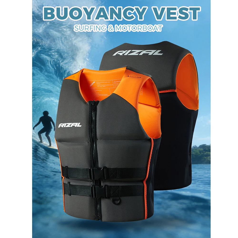 Buoyancy Vest - Adjustable, 50N+ Buoyancy, Summer Water Sports Gear for Men & Women, Suitable for Swimming, Pool, Beach