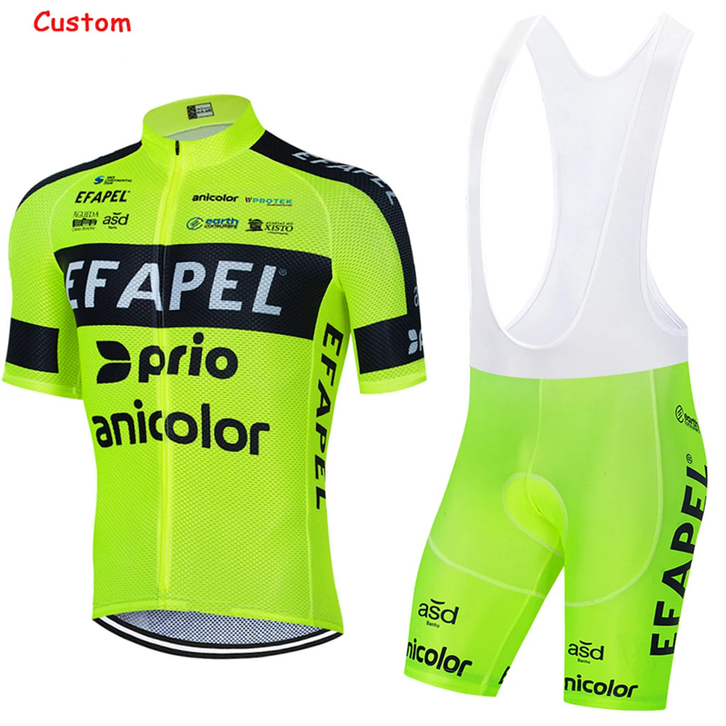 White Portugal Cycling Team Jersey Bike Tshirt Shorts Set Men Women Summer Breathable Ropa Ciclismo MTB Bicycle Clothing