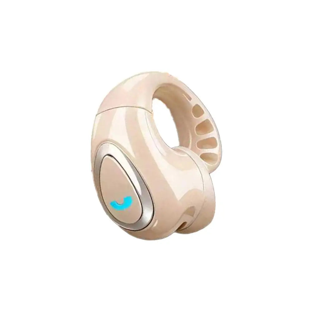 Open-Ear Air Conduction Earbuds Bluetooth 5.4 Clip-On Single Headset HIFI Stereo Sound Waterproof Sport/Running Mini Earphone