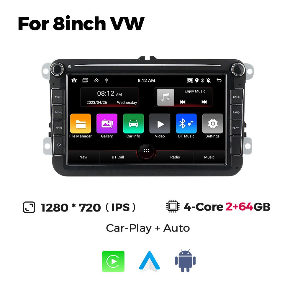 Android car radio GPS carplay stereo multimedia player suitable for General Motors VW AMAROK PASSAT B7 B6 GOLF 6 car accessories