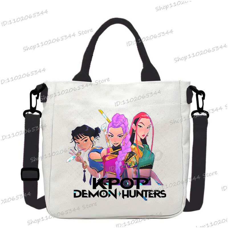 Fashion Woman Men Anime Cartoon Small Shoulder Bags Rumi Tiger Print Handbags Korean Ulzzang Student Crossbody Bag Gifts