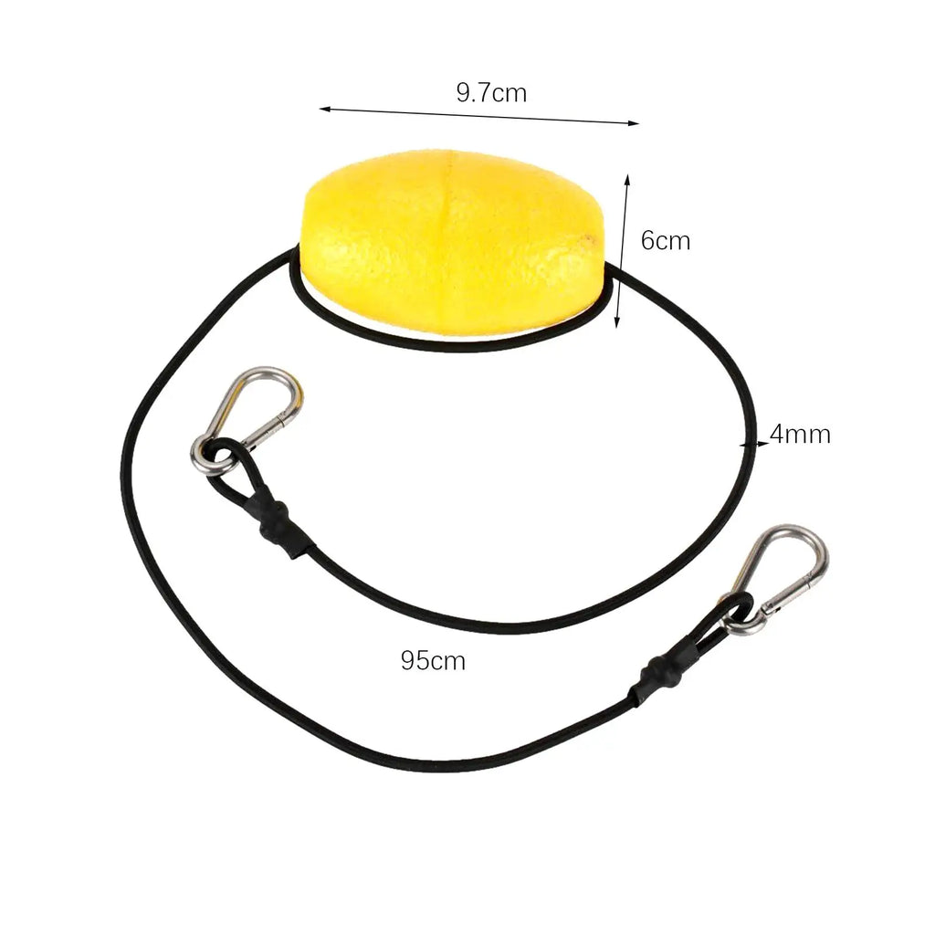 Kayak Tow Throw Line Anchor Marker Buoy with Buckles Float Buoy Elastic Float Rope for Boat Sailing Canoe Accessories