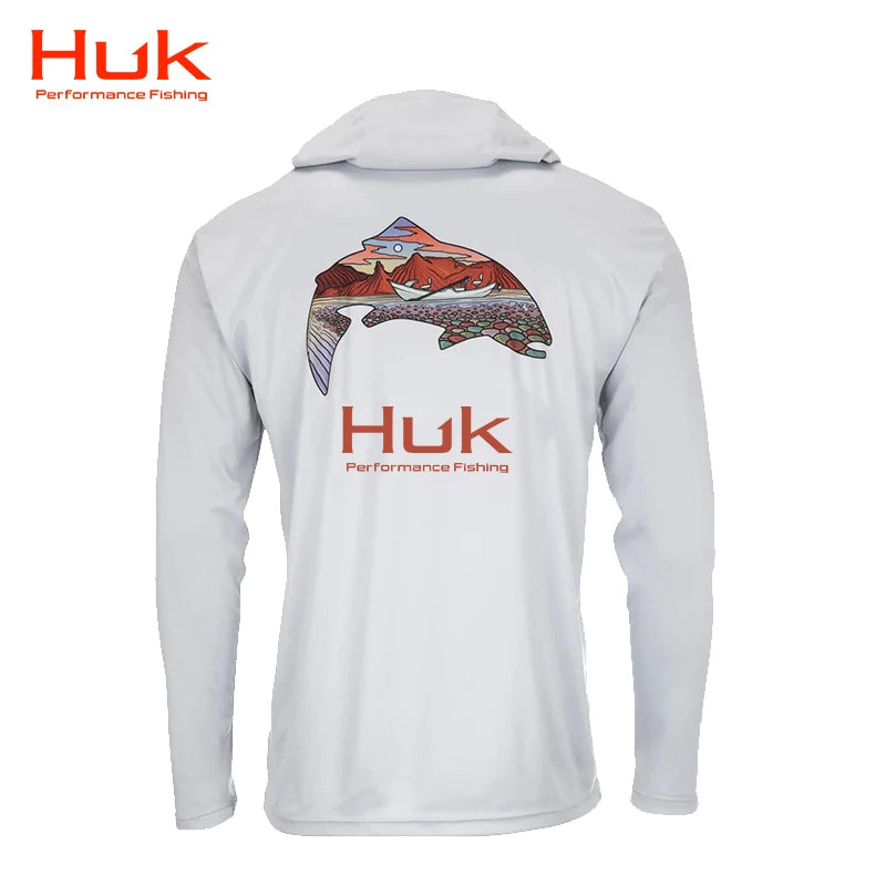 2023  Summer men's fishing clothes hooded shirt, comfortable, breathable protective ability, fishing hoodie roupa de PESCA