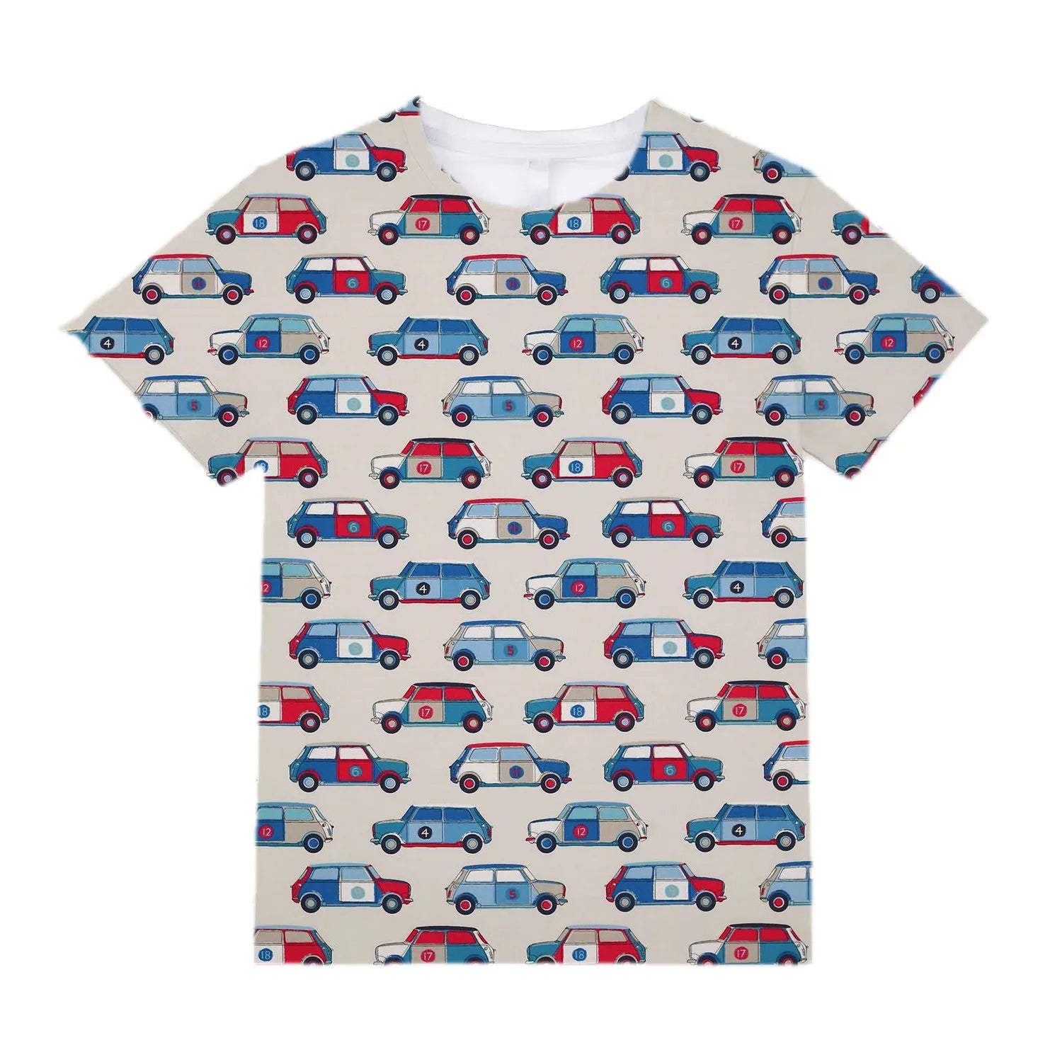 Kids Clothes for Girls from 2 to 7 Years Cute Things Cartoon Car Fashion T-Shirt Boys 9 to 14 Years White Tshirt Summer Tees Top